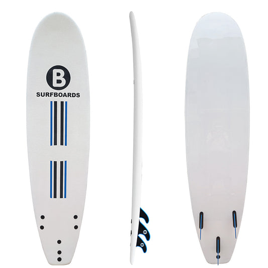 7’2 B SOFT BOARD White