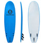 6'6 B SOFT BOARD FCS Blue