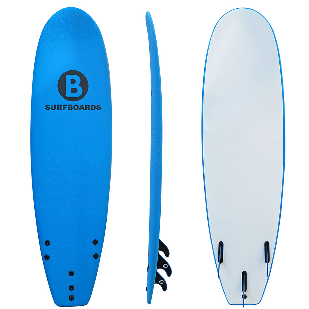 6'6 B SOFT BOARD FCS Blue