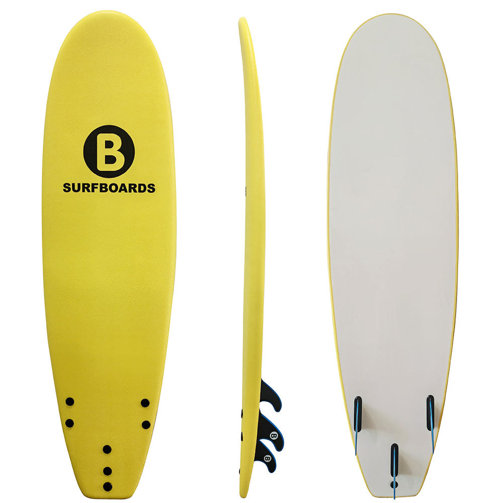 6’6 B SOFT BOARD Yellow