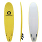 7’2 B SOFT BOARD Yellow
