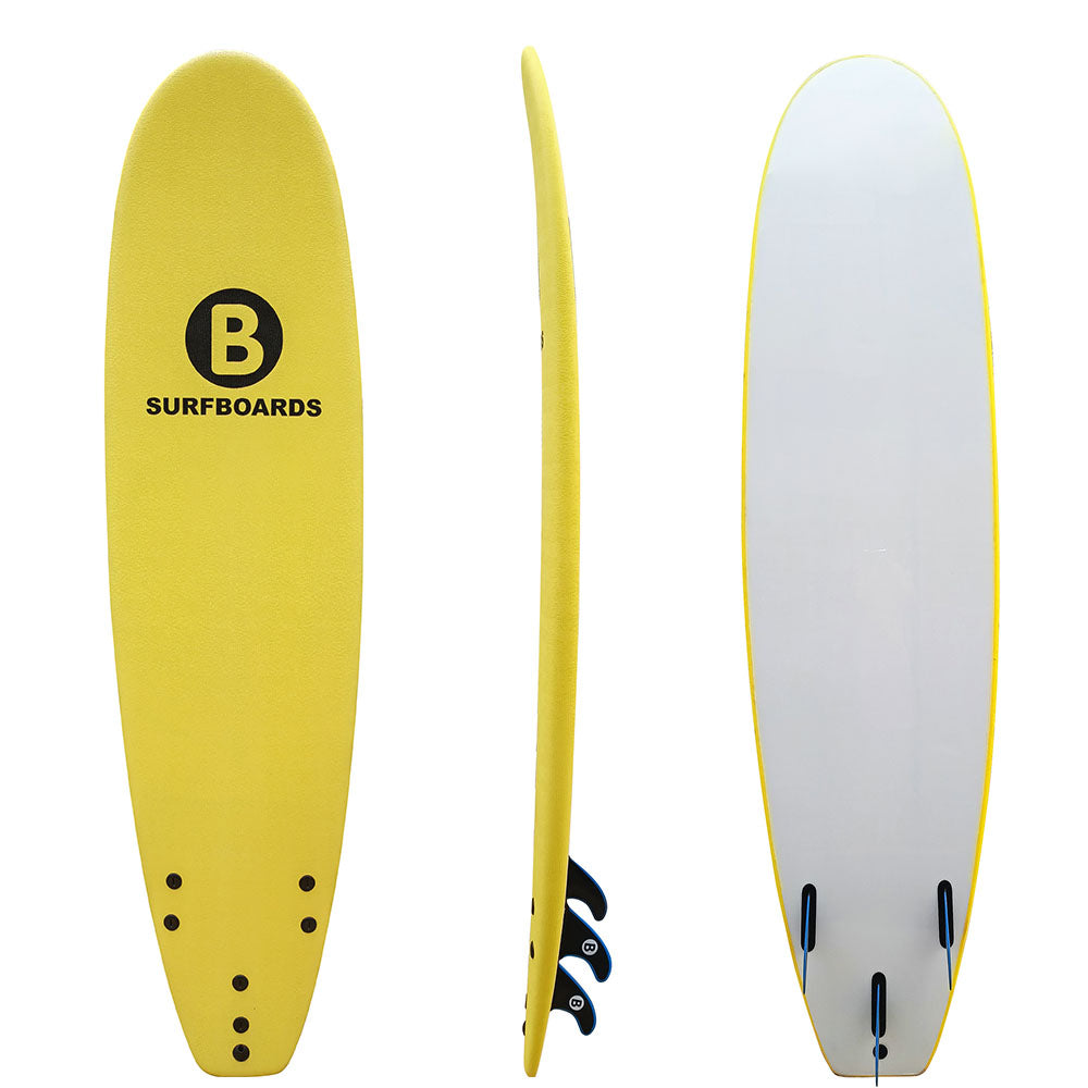7’2 B SOFT BOARD Yellow